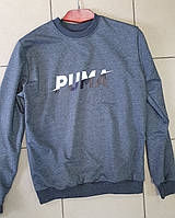 Свитшот мужской PUMA M-3XL двунить арт.1203, Цвет Графит, Международный размер XXL, Размер мужской одежды (RU)