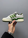 Кросівки Adidas Forum 84 Low Green чоловічі зелені повсякденні кеди весна осінь молодіжні, фото 5