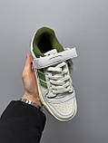Кросівки Adidas Forum 84 Low Green чоловічі зелені повсякденні кеди весна осінь молодіжні, фото 7