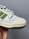 Кросівки Adidas Forum 84 Low Green чоловічі зелені повсякденні кеди весна осінь молодіжні, фото 8