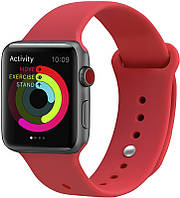 UWatch Silicone Strap for Apple Watch 38/40 mm Red