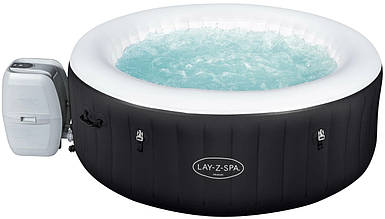 Надувний джакузі Bestway 60001 Lay-Z-Spa 180х66 см аеромасажний басейн СПА для дому 4 місний