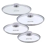 Набір каструль Kamille на 8 предметів (1,5 л, 2 л, 3 л, 5 л) з нержавіючої сталі, фото 6