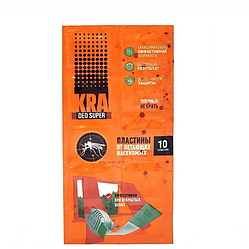Пластини від комарів Kra Deo Super 10 шт.
