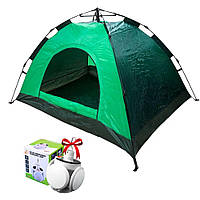 Палатка автомат 6-ти местная (200 х 240 х 155 см), Smart Camp + Подарок Лампа для кемпинга