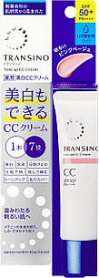 TRANSINO Whitening CC Cream Відбілюючий водостійкий СС крем для обличчя з SPF 50 + PA ++ ++, рожевий, 30 г