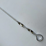 Шампури Metal-Best 690х15х3 мм металева ручка, фото 3