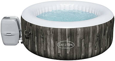 Надувний джакузі Bestway 60005 Lay-Z-Spa 180х66 см аеромасажний басейн СПА для дому 4 місний