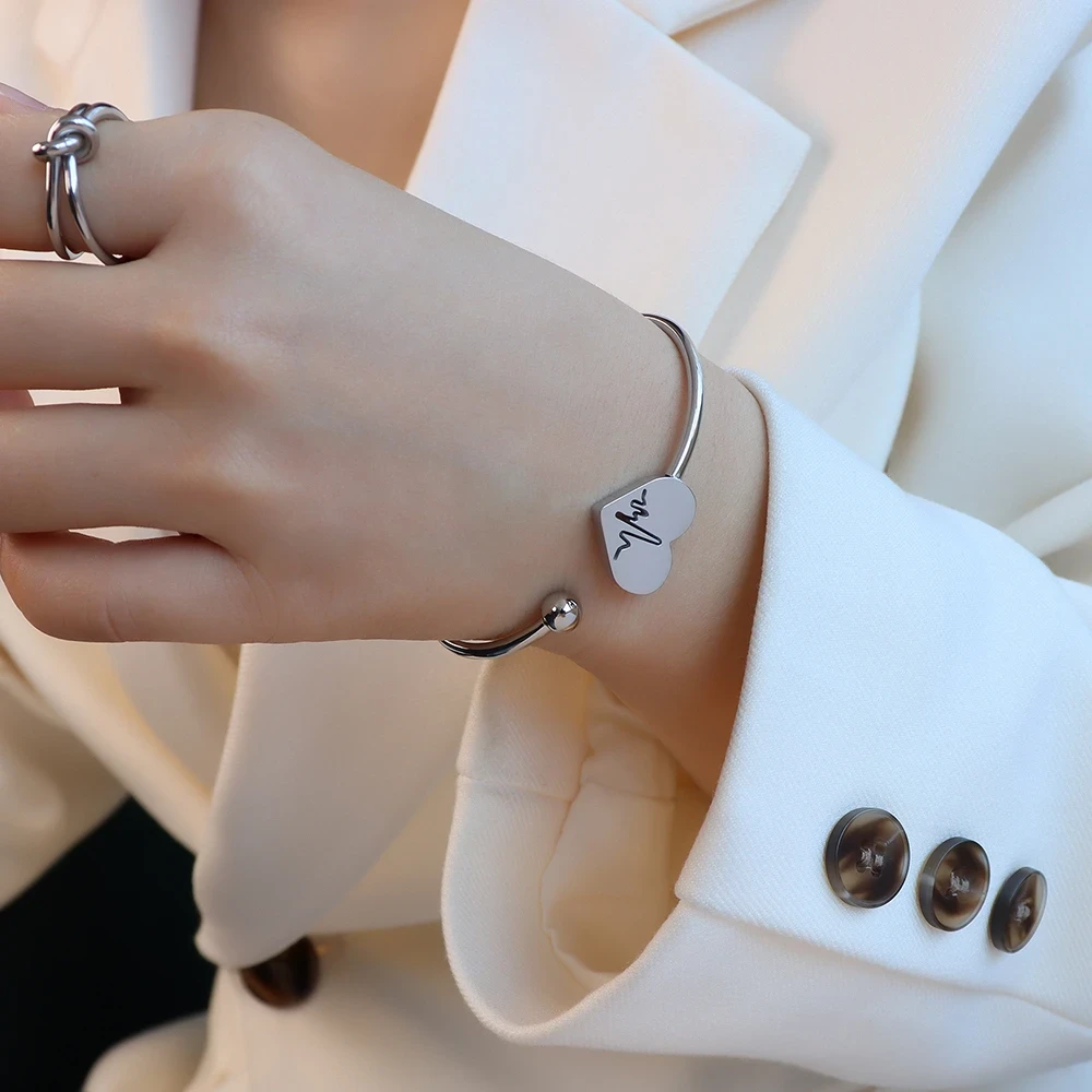 Жіночий браслет "Ритм серця", фото 1