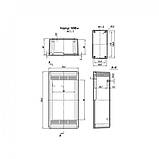 Корпус пластиковий N8Bw (В40хШ70хГ134) з вентиляцією, фото 5