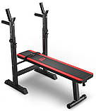 Набір Hop-Sport Premium 59 кг з лавою HS-1080 та штангою, фото 7