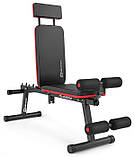 Набір Hop-Sport Premium 39 кг з лавою HS-2040 HB та штангою, фото 4