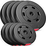 Набір Hop-Sport Premium 39 кг з лавою HS-1025 Pro та штангою, фото 3