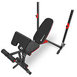 Набір Hop-Sport Premium 105 кг з лавою HS-1095, штангами та гантелями, фото 7