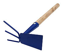 Сапа 80мм + мотика комбінована з держаком L=40 см крашенная (синий цвет)
