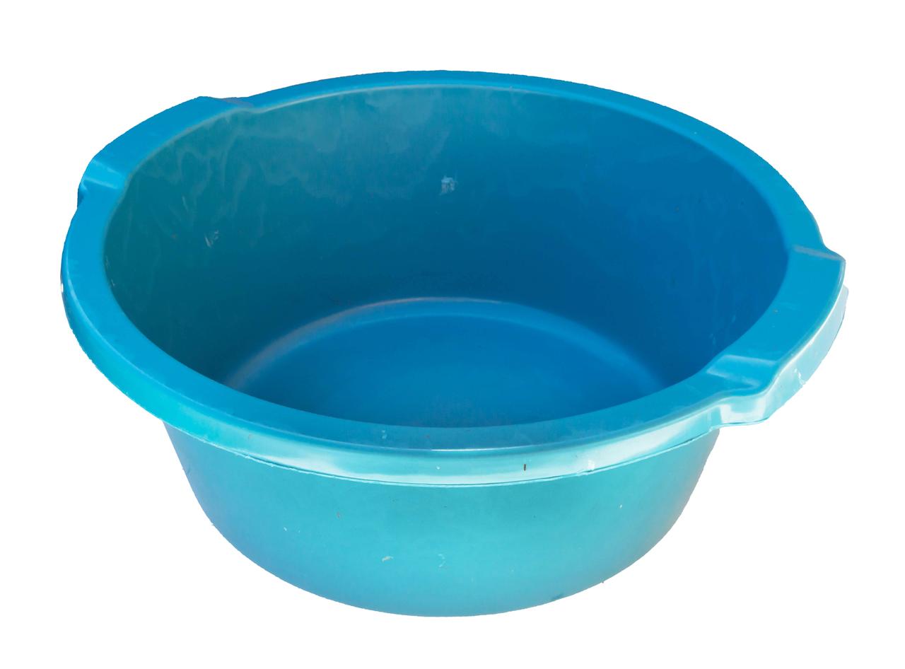 Таз пластиковий 12 літрів блакитний Ø 40.5 см h=16 см (ПолімерАгро), фото 1
