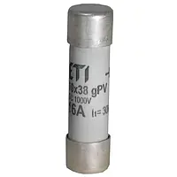 Предохранитель ETI CH 10x38 gPV 16A 1000V (30kA)