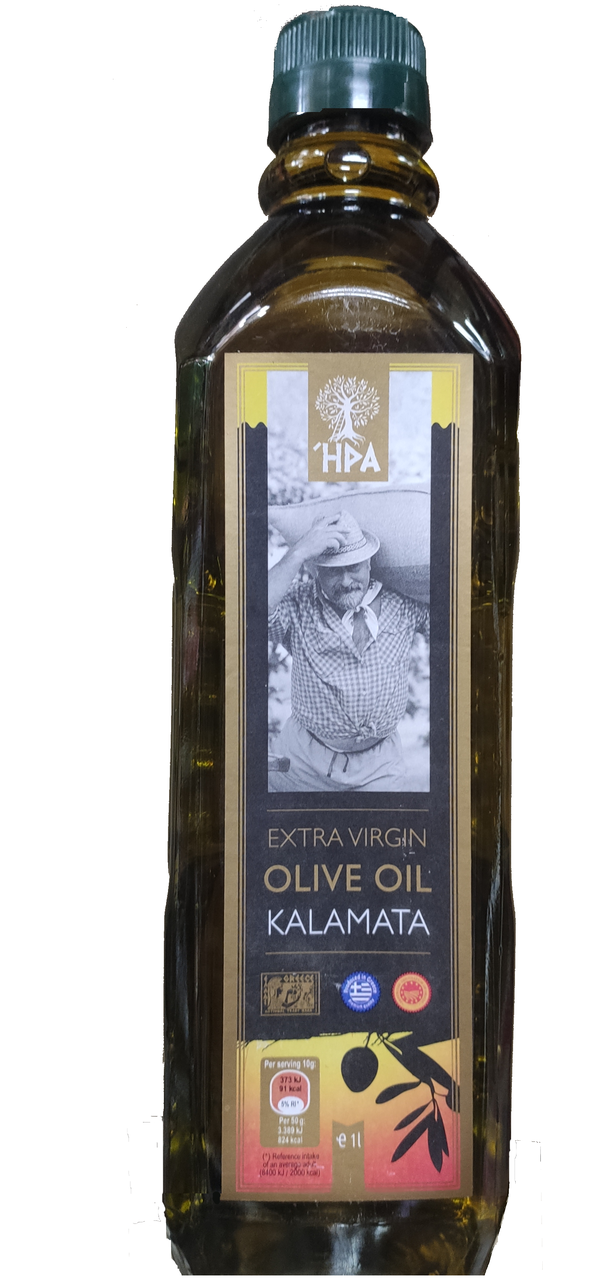 Олія оливкова першого пресування Каламата 1 л (Kalamata Extra Virgin 1L)