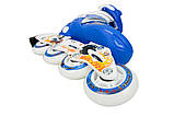 Роликові ковзани YX-0151-15 сині, фото 6