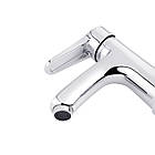 Змішувач для раковини у ванній Kroner KRM Elbe - C010 кран для умивальника одноважільний, фото 6