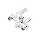 Змішувач для ванни і душу Kroner KRM Elbe - C060 кран для ванної з лійкою для душу, фото 4