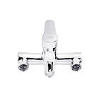 Змішувач для ванни і душу Kroner KRM Elbe - C060 кран для ванної з лійкою для душу, фото 5