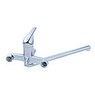 Змішувач для ванни Agua Leon-C071 кран для ванної з довгим виливом глянцевий, фото 3