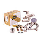 Змішувач для ванної Kroner KRM Elbe-N060 одноважільний змішувач для ванної з лійкою для душу, фото 8