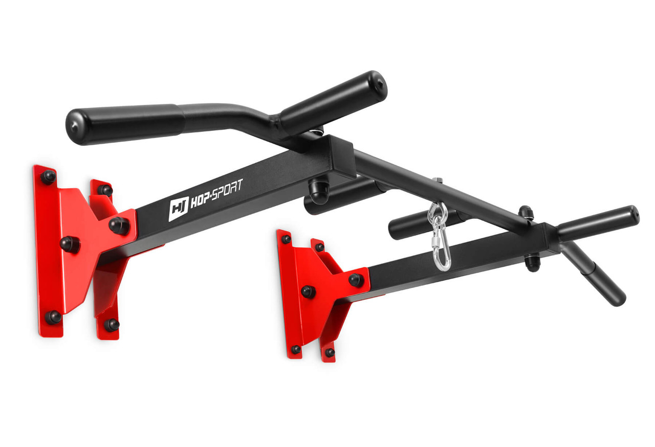 Турнік універсальний на стіну та стелю Hop-Sport HS-2006K із рукавичками, фото 1