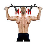 Турнік універсальний на стіну та стелю Hop-Sport HS-2006K із рукавичками, фото 6