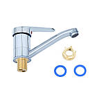 Змішувач для раковини на кухню і у ванну Agua Sevilla-C010 Кран для умивальника якісний, фото 4