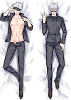 Дакімакура 150х50 см Годжо Сатору Магічна битва Jujutsu Kaisen Gojo Satoru Подушка з наволочкою двостороння