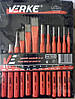 Набір зубил та пробійників VERKE V87002 12шт, фото 2