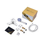 Кран для ванної з лійкою для душу Kroner KRM Odra - C060 Змішувач для ванни і раковини, фото 7