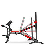 Набір Hop-Sport Premium 173 кг з лавою HS-1095, штангами та гантелями, фото 6