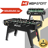Настільний футбол Hop-Sport Corner чорно-золотистий, фото 2