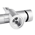 Мийка в кухню Kroner KRP Gebürstet 5843 HM 3,0/1,0 мм із сушінням і змішувачем Kroner ESG038 в комплекті, фото 9