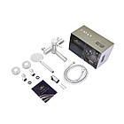 Крани Kroner, набір KRP-ESG060 для ванни з ручною лійкою, ESG010 для умивальника та ESG035 для мийки, фото 4