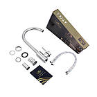 Кухонна мийка Kroner KRP Geburstet-6350HM 3,0/1,0 мм та змішувач Edelstahl Klassisch у наборі, фото 10