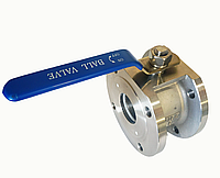 Кран шаровый нержавеющий фланцевый Ду 15 (1/2") Ball Valve, краны моноблочные из нержавеющей стали AISI 304