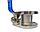 Кран кульовий фланцевий Ду 25 (1") нержавіючий, повнопрохідний Ball Valve, крани з нержавіючої сталі AISI 304, фото 4