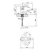 Змішувач для ванної та кухні Kroner KRP Konstante - C011 Кран для раковини / умивальника, фото 2
