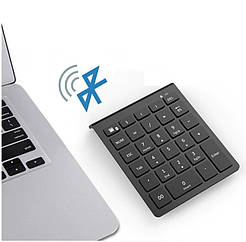 Цифрова клавіатура безпровідна bluetooth 28 клавіш. Bluetooth числова клавіатура на батарейках