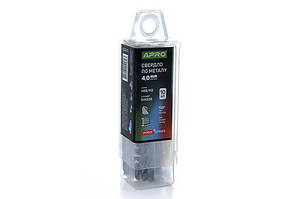 Свердло для металу HSS/M2 (6542) Ø 4,0 мм (тубус, кратність10 шт.) PRO APRO 8306731