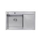 Раковина на кухню Kroner KRP Gebürstet 7849LHM 3,0/1,0 мм з нержавіючої сталі прямокутна, фото 2