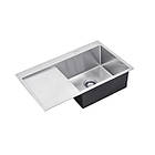 Раковина кухонна Kroner KRP Gebürstet 7849RHM 3,0/1,0 мм з нержавіючої сталі прямокутна, фото 4