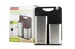 Набір Підставка для ножів + приладдя + дошка Kamille