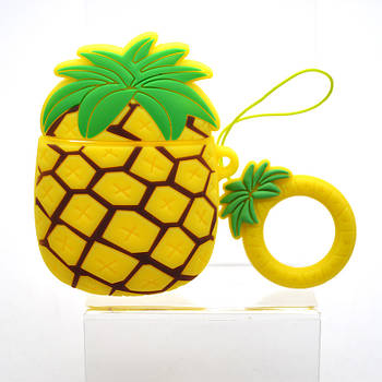 Чохол накладка Emoji series для AirPods 1/2 Pineapple