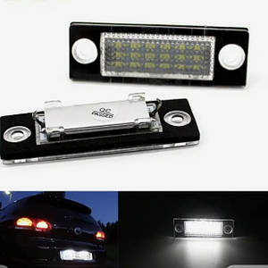 2 шт. підсвітка номера skoda 3B5998026 3B5943021 для VW Passat B5.5 Caddy MK3 Golf Transporter T5 T6 LED