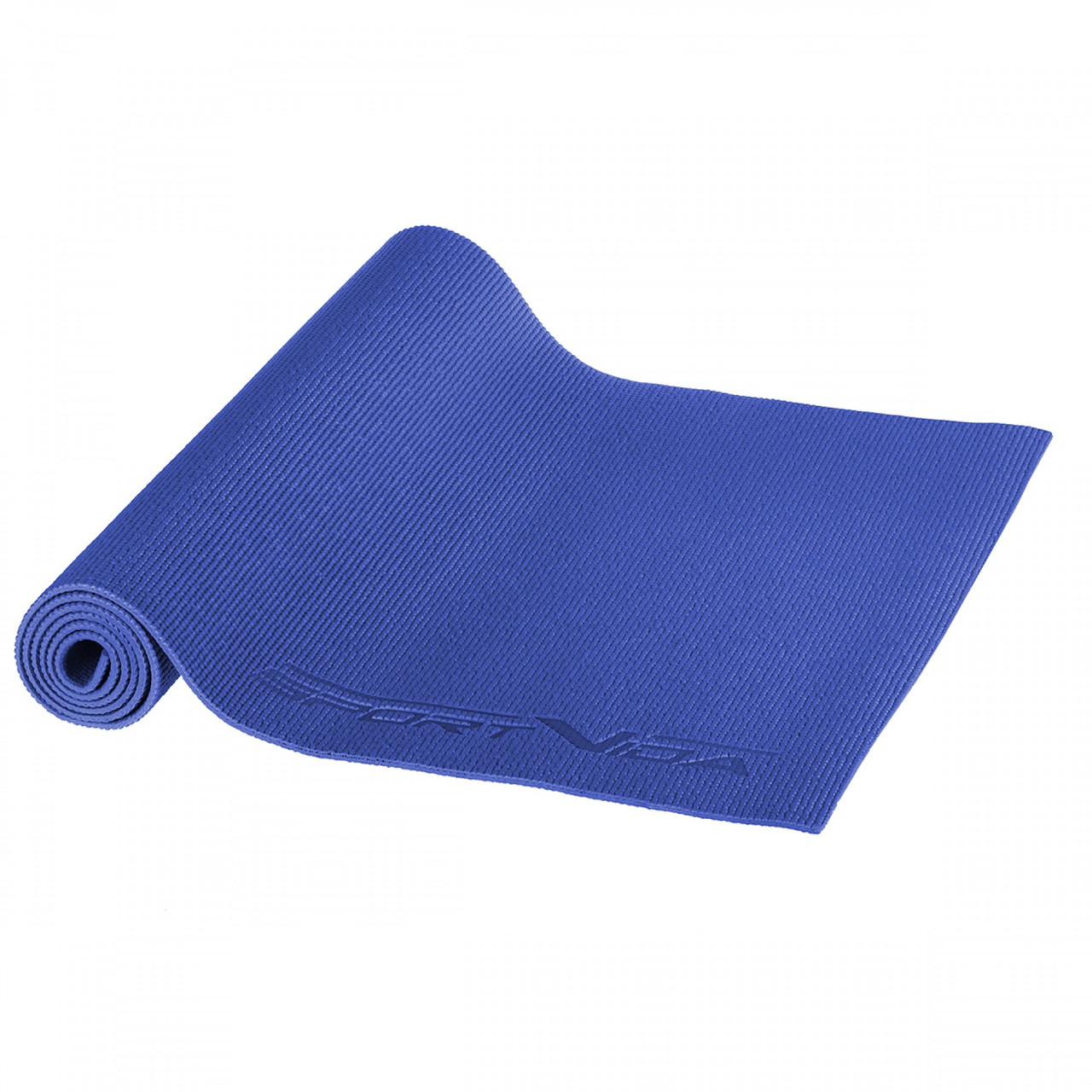 Килимок спортивний SportVida PVC 6 мм для йоги та фітнесу SV-HK0053 Blue